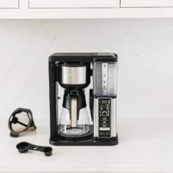 Ninja CM401 Specialty 10-Cup Coffee Maker, With 4 Brew Styles For Ground Coffee, Built-in Water Reservoir, Fold-Away Frother & Glass Carafe, Black, 50 Oz -Appliantrix Cheap Store 81jWhezV4L. AC SL1500