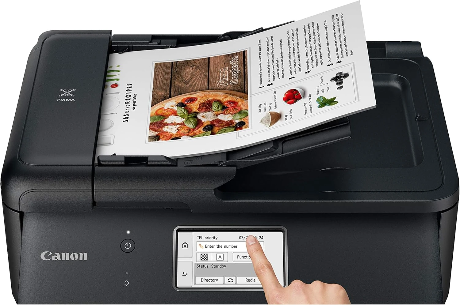 Canon® Canon PIXMA TR8620a - All-in-One Printer Home Office|Copier|Scanner|Fax|Auto Document Feeder | Photo, Document | Airprint (R), Android, Black, Works With Alexa 8 Canon® Canon PIXMA TR8620a - All-in-One Printer Home Office|Copier|Scanner|Fax|Auto Document Feeder | Photo, Document | Airprint (R), Android, Black, Works With Alexa - Image 8