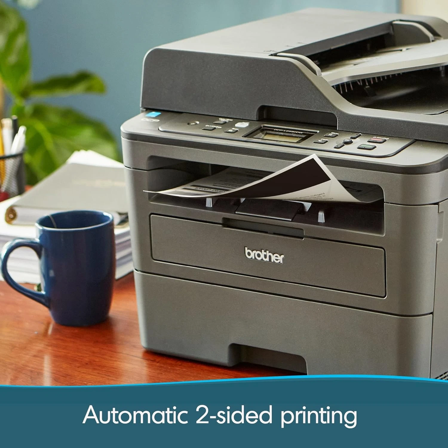 Brother Monochrome Laser Printer, Compact Multifunction Printer And Copier, DCPL2550DW, Includes 4 Month Refresh Subscription Trial And Amazon Dash Replenishment Ready 5 Brother Monochrome Laser Printer, Compact Multifunction Printer And Copier, DCPL2550DW, Includes 4 Month Refresh Subscription Trial And Amazon Dash Replenishment Ready - Image 5