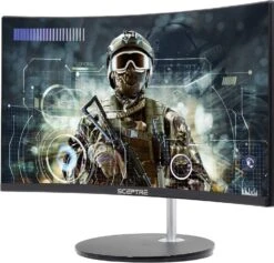 Sceptre Curved 24-inch Gaming Monitor 1080p R1500 98% SRGB HDMI X2 VGA Build-in Speakers, VESA Wall Mount Machine Black (C248W-1920RN Series) -Appliantrix Cheap Store 81lnn5lmdqL. AC SL1500