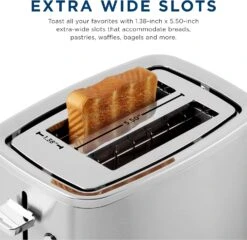 GE Stainless Steel Toaster | 2 Slice | Extra Wide Slots For Toasting Bagels, Breads, Waffles & More | 7 Shade Options For The Entire Household To Enjoy | Countertop Kitchen Essentials | 850 Watts -Appliantrix Cheap Store 81mrnJirtsS. AC SL1500