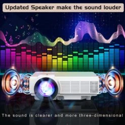 2023 Updated Mini Projector With Bluetooth And Projector Screen, 9500Lumens Full HD 1080P Portable Video Projector, Home Theater Movie Projector Compatible With HDMI,USB,AV,Laptop,Smartphone -Appliantrix Cheap Store 81nC5NiQB9L. AC SL1500