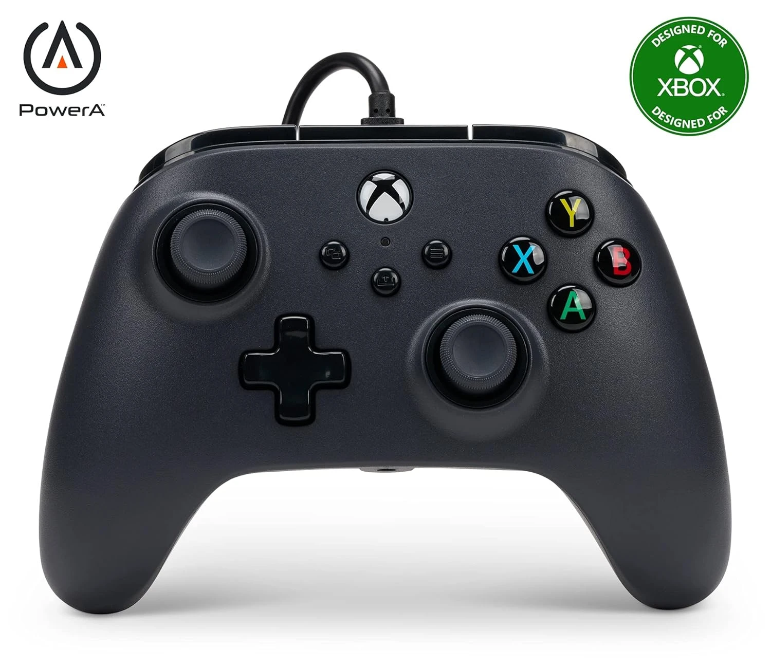 PowerA Wired Controller For Xbox Series X|S - Black, Gamepad, Video Game Controller Works With Xbox One 1 PowerA Wired Controller For Xbox Series X|S - Black, Gamepad, Video Game Controller Works With Xbox One