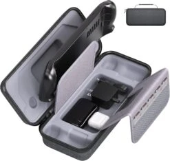 Carrying Case For Steam Deck Console, Protective Hard Shell Portable Storage Bag With Pockets For Steam Deck AC Charger & Other Accessories Built-in Stand Carry Bag For Travel
