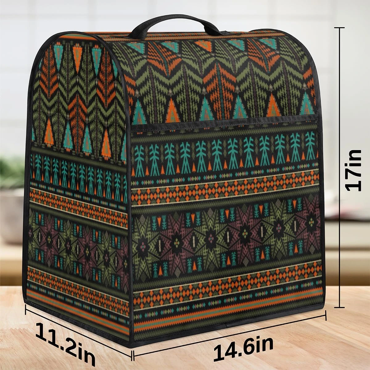 Bardic Ethnic Aztec Pattern Coffee Machine Dust Cover Ethnic Tribal Patterns Stand Mixer Dust Cover Stand Mixer Cover Waterproof,Easy To Clean,Multi-Pocket 2 Bardic Ethnic Aztec Pattern Coffee Machine Dust Cover Ethnic Tribal Patterns Stand Mixer Dust Cover Stand Mixer Cover Waterproof,Easy To Clean,Multi-Pocket - Image 2
