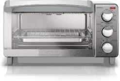 BLACK+DECKER 4-Slice Toaster Oven With Natural Convection, Bake, Broil, Toast, Keep Warm -Appliantrix Cheap Store 81qInhwD9L. AC SL1500