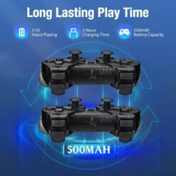 TESSGO PS3 Controller 2 Pack Compatible With PS-3, Rechargeable Game Wireless Controller With Upgraded Joystick For PlayStation 3 -Appliantrix Cheap Store 81rAUVb0FuL. SL1500