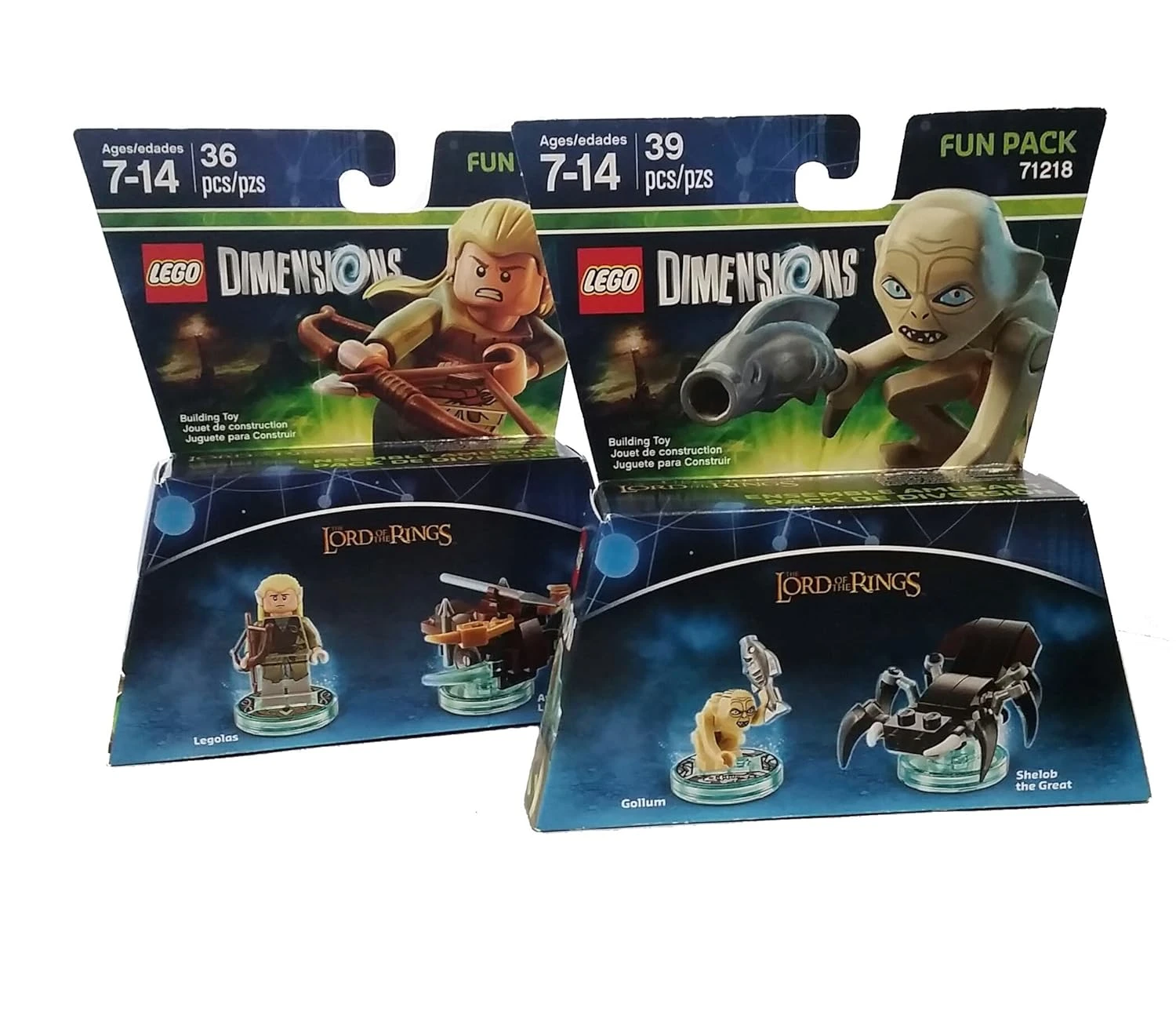 Lord Of The Rings Gollum Legolas Dimensions Bundle-2 Items Gollum, Legolas 2 Lord Of The Rings Gollum Legolas Dimensions Bundle-2 Items Gollum, Legolas - Image 2