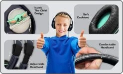 EKids Mandalorian The Child Headphones For Kids, Wired Headphones For School, Home Or Travel, Tangle Free Stereo Headphones With Parental Volume Control, Connect Via 3.5mm Jack -Appliantrix Cheap Store 81tyWbEczoS. AC SL1500