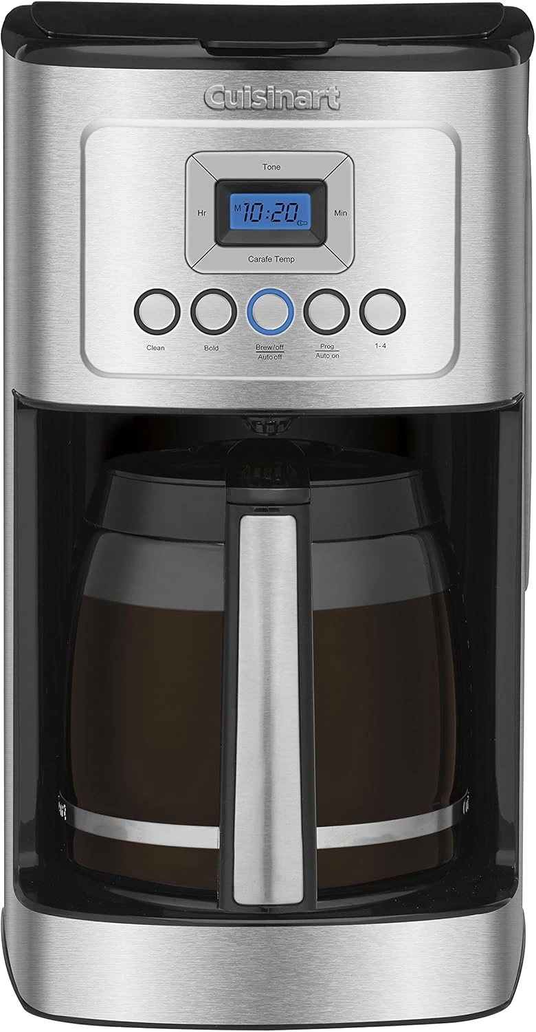 Cuisinart Coffee Maker, 14-Cup Glass Carafe, Fully Automatic For Brew Strength Control & 1-4 Cup Setting, Stainless Steel, DCC-3200P1 1 Cuisinart Coffee Maker, 14-Cup Glass Carafe, Fully Automatic For Brew Strength Control & 1-4 Cup Setting, Stainless Steel, DCC-3200P1