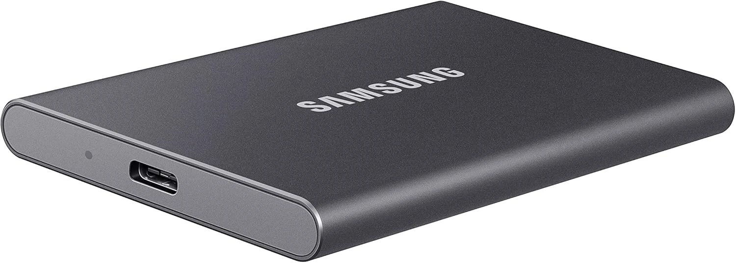 SAMSUNG SSD T7 Portable External Solid State Drive 1TB, Up To 1050MB/s, USB 3.2 Gen 2, Reliable Storage For Gaming, Students, Professionals, MU-PC1T0T/AM, Gray 4 SAMSUNG SSD T7 Portable External Solid State Drive 1TB, Up To 1050MB/s, USB 3.2 Gen 2, Reliable Storage For Gaming, Students, Professionals, MU-PC1T0T/AM, Gray - Image 4
