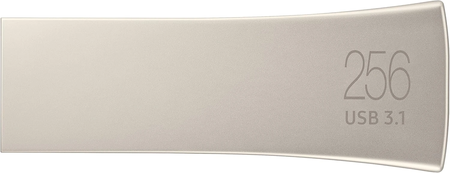 SAMSUNG BAR Plus 256GB - 400MB/s USB 3.1 Flash Drive Champagne Silver (MUF-256BE3/AM) 3 SAMSUNG BAR Plus 256GB - 400MB/s USB 3.1 Flash Drive Champagne Silver (MUF-256BE3/AM) - Image 3
