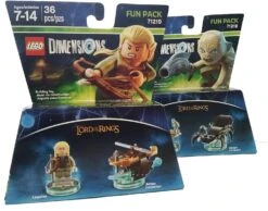 Lord Of The Rings Gollum Legolas Dimensions Bundle-2 Items Gollum, Legolas