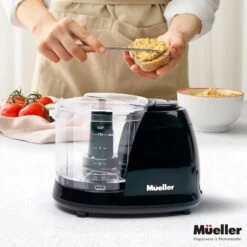 Mueller Mini Food Processor, Electric Food Chopper, 1.5-cup Meat Grinder, Mix, Chop, Mince And Blend Vegetables, Fruits, Nuts, Meats, Stainless Steel Blade, Black -Appliantrix Cheap Store 81xsiHir7KL. AC SL1500