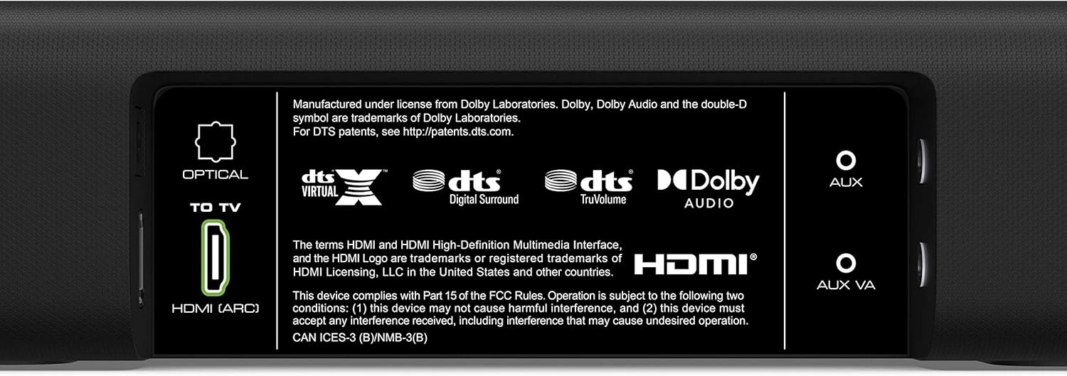 VIZIO V-Series 5.1 Home Theater Sound Bar With Dolby Audio, Bluetooth, Wireless Subwoofer, Voice Assistant Compatible, Includes Remote Control - V51x-J6 15 VIZIO V-Series 5.1 Home Theater Sound Bar With Dolby Audio, Bluetooth, Wireless Subwoofer, Voice Assistant Compatible, Includes Remote Control - V51x-J6 - Image 15