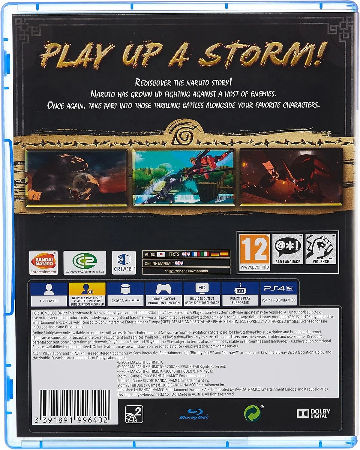 Naruto Ultimate Ninja Storm Trilogy (PS4) 2 Naruto Ultimate Ninja Storm Trilogy (PS4) - Image 2