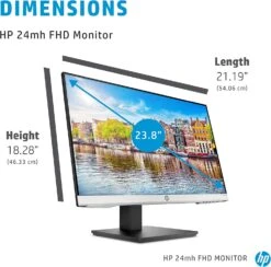 HP 24mh FHD Monitor - Computer Monitor With 23.8-Inch IPS Display (1080p) - Built-In Speakers And VESA Mounting - Height/Tilt Adjustment For Ergonomic Viewing - HDMI And DisplayPort - (1D0J9AA#ABA) -Appliantrix Cheap Store 918LKJhnCjL. AC SL1500
