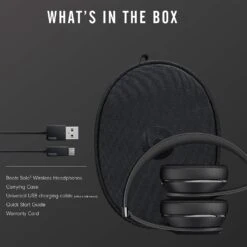 Beats Solo3 Wireless On-Ear Headphones - Apple W1 Headphone Chip, Class 1 Bluetooth, 40 Hours Of Listening Time, Built-in Microphone - Black (Latest Model) -Appliantrix Cheap Store 919CrLsL1L. AC SL1500