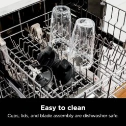 Ninja BN401 Nutri Pro Compact Personal Blender, Auto-iQ Technology, 1100-Peak-Watts, For Frozen Drinks, Smoothies, Sauces & More, With (2) 24-oz. To-Go Cups & Spout Lids, Cloud Silver -Appliantrix Cheap Store 91G7g9L8t1L. AC SL1500