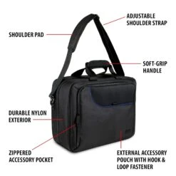 USA GEAR Console Carrying Case - PS4 Case Compatible With Playstation 4 Slim, PS4 Pro, And PS3 - Customizable Interior Stores PS4 Games, PS4 Controller, PS4 Headset, And More Gaming Accessories (Blue) -Appliantrix Cheap Store 91HqyppTVtL. SL1500