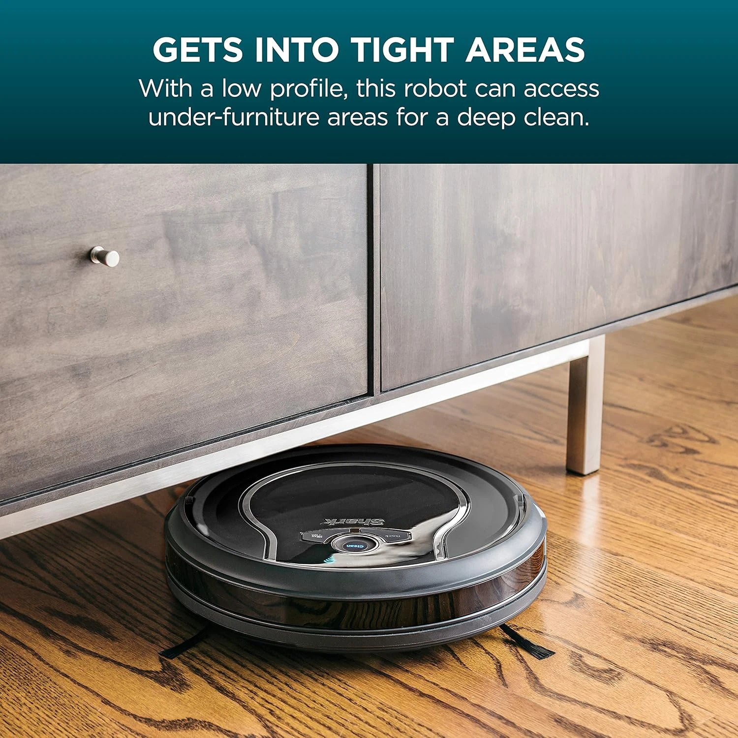 Shark Robotic Vacuum, 0.45 Quarts, Smoke 5 Shark Robotic Vacuum, 0.45 Quarts, Smoke - Image 5