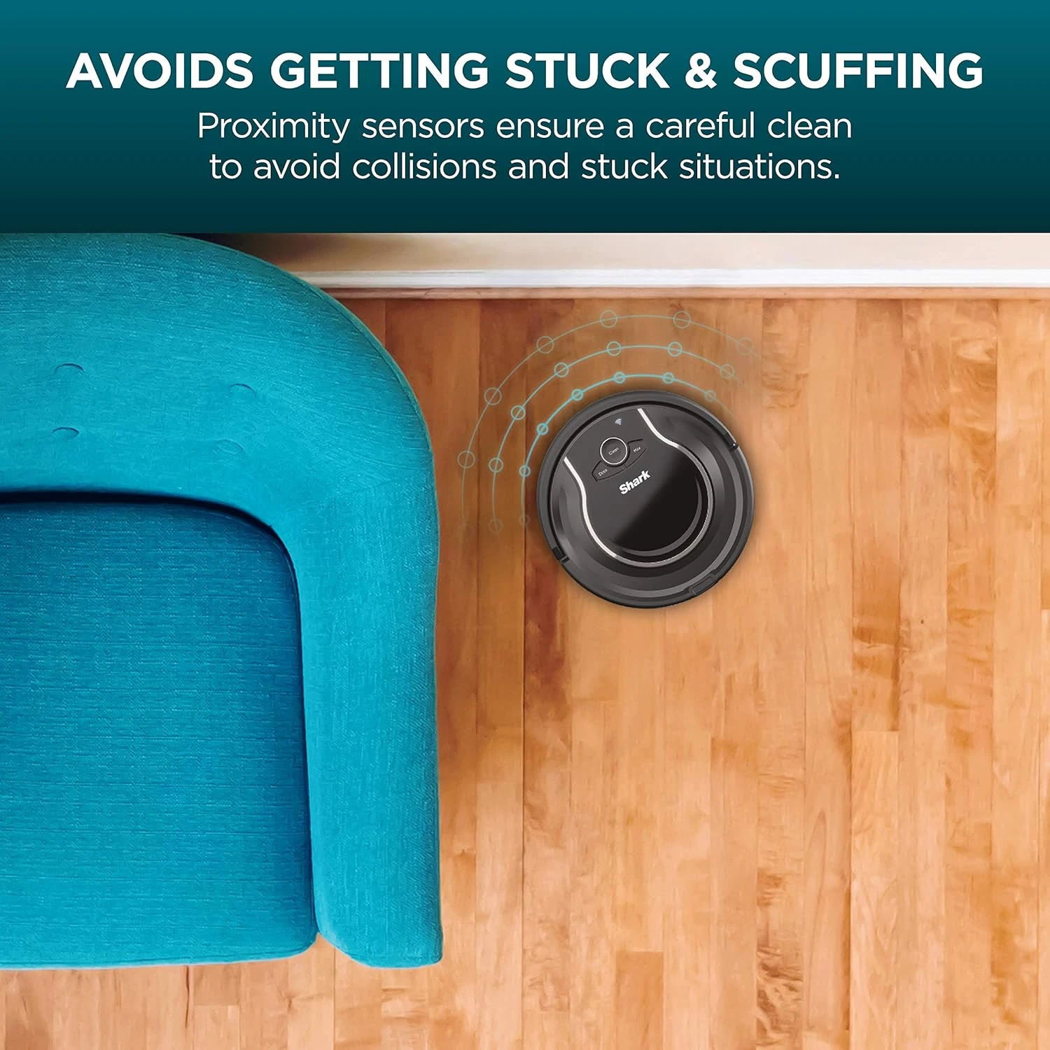 Shark Robotic Vacuum, 0.45 Quarts, Smoke 7 Shark Robotic Vacuum, 0.45 Quarts, Smoke - Image 7