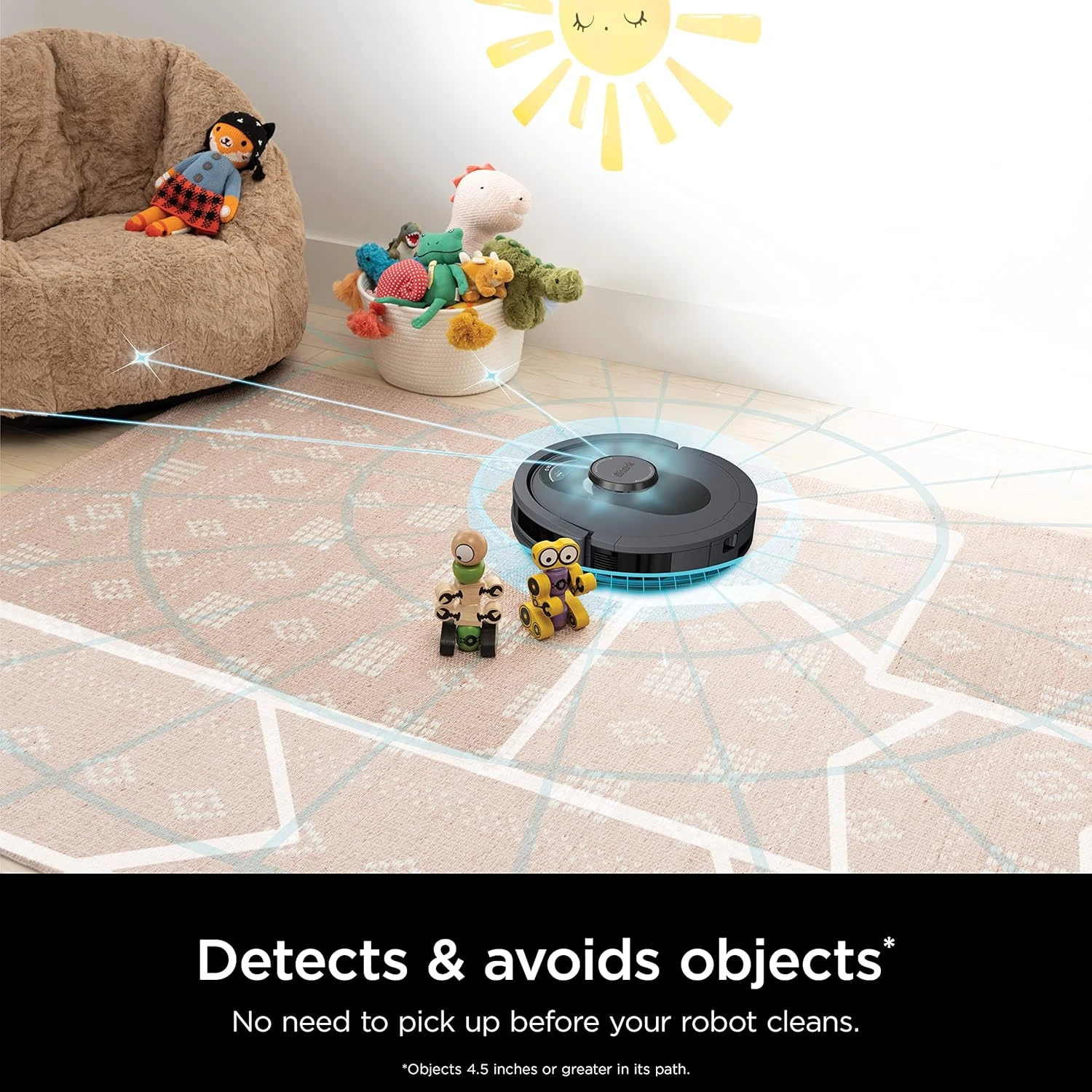 Shark AV2501S AI Ultra Robot Vacuum, With Matrix Clean, Home Mapping, 30-Day Capacity HEPA Bagless Self Empty Base, Perfect For Pet Hair, Wifi, Dark Grey 7 Shark AV2501S AI Ultra Robot Vacuum, With Matrix Clean, Home Mapping, 30-Day Capacity HEPA Bagless Self Empty Base, Perfect For Pet Hair, Wifi, Dark Grey - Image 7