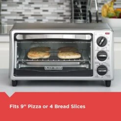 Black & Decker BLACK+DECKER 4-Slice Convection Oven, Stainless Steel, Curved Interior Fits A 9 Inch Pizza, TO1313SBD -Appliantrix Cheap Store 91hHlwE5gdL. AC SL1500