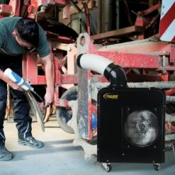 ProAire 5,300 BTU Portable Indoor Outdoor Air Conditioner/Spot Cooler Adjustable Air Flow, 360 Degree Wheels For Portability, Continuous Drainage Option. Ideal For Workshops, Garages, Patios And Sheds -Appliantrix Cheap Store 91kwXGXnTKL. AC SL1500