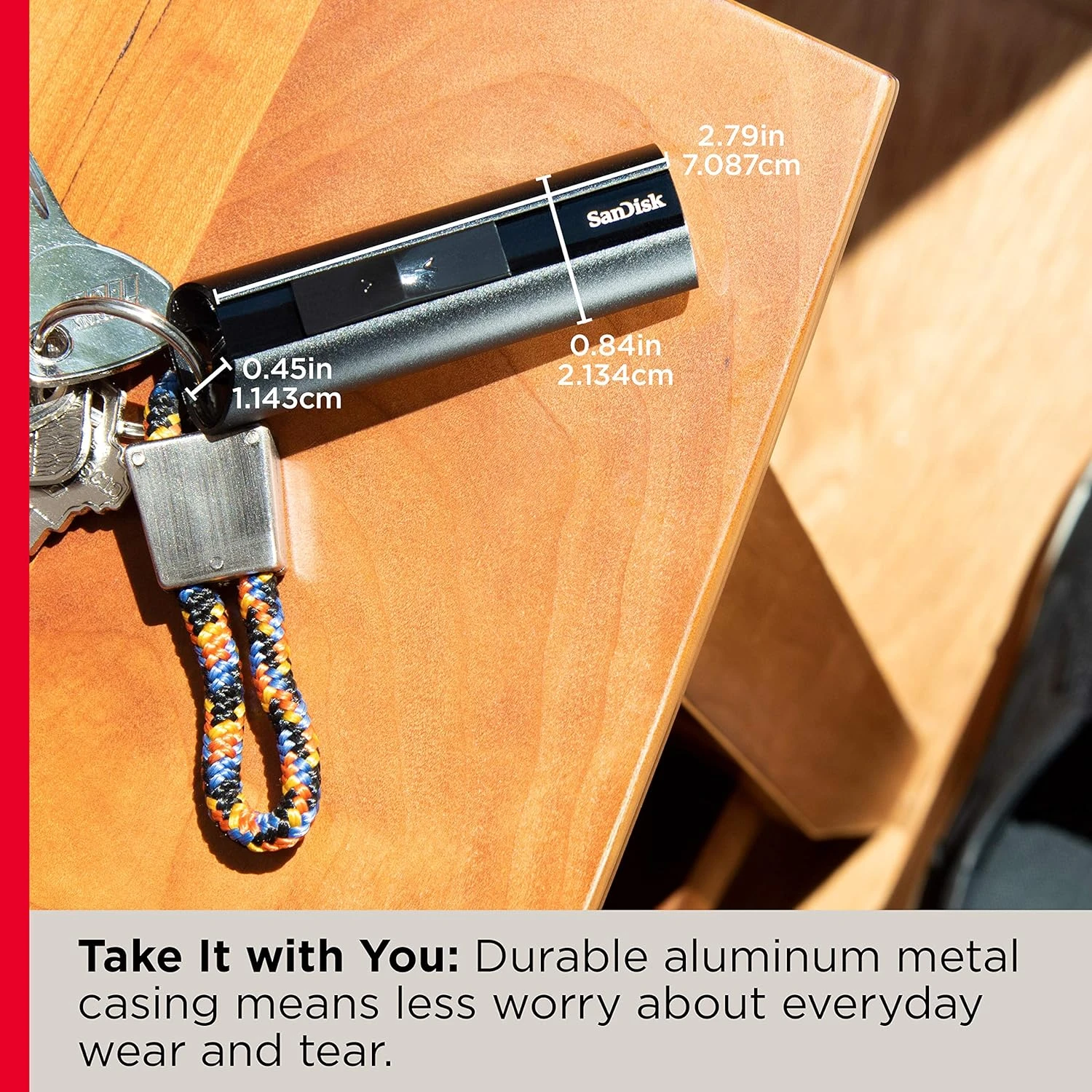 SanDisk 1TB Extreme PRO USB 3.2 Solid State Flash Drive - Up To 420MB/s, Durable Aluminum Metal Casting - SDCZ880-1T00-GAM46 2 SanDisk 1TB Extreme PRO USB 3.2 Solid State Flash Drive - Up To 420MB/s, Durable Aluminum Metal Casting - SDCZ880-1T00-GAM46 - Image 2