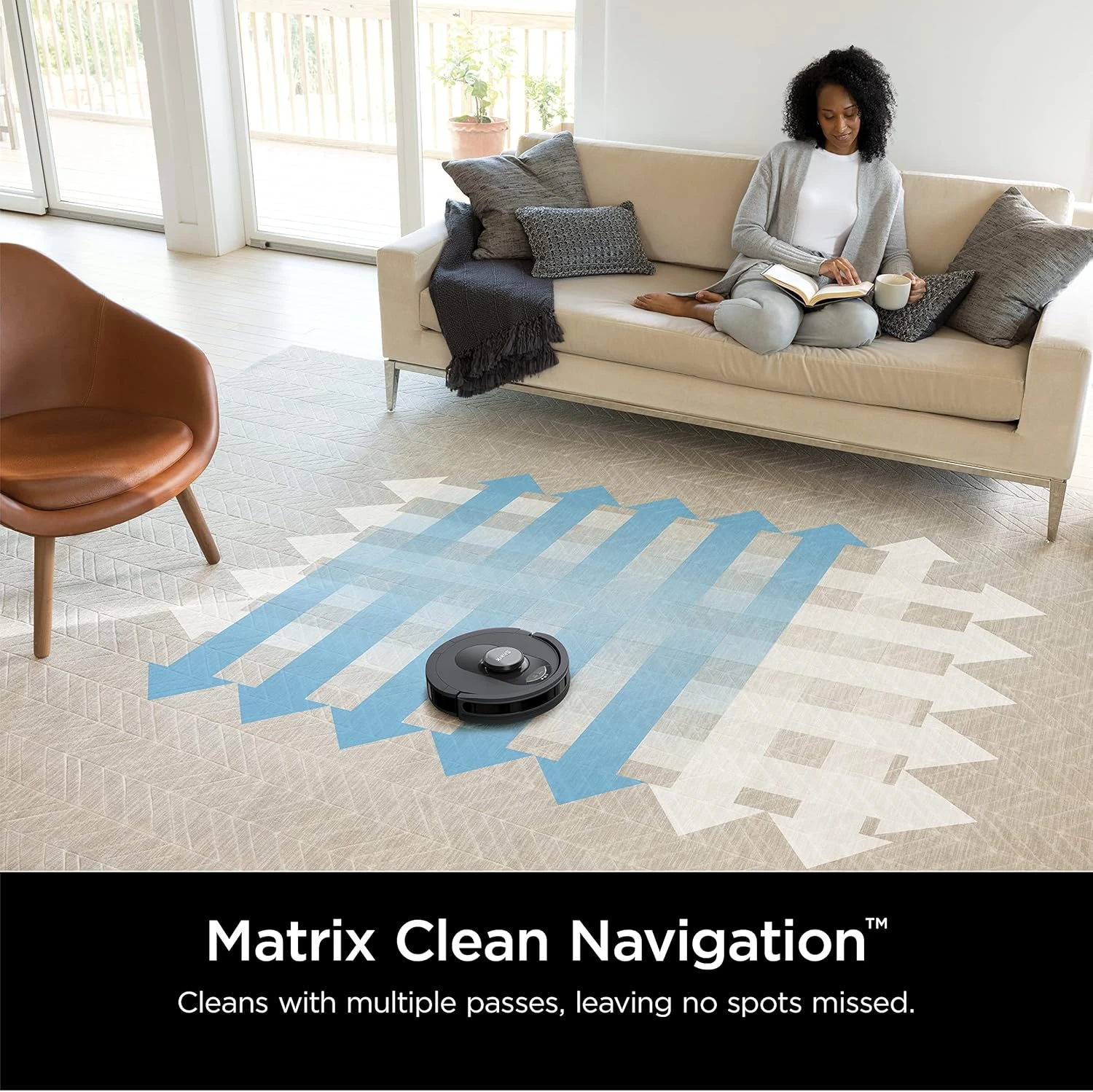 Shark AV2501S AI Ultra Robot Vacuum, With Matrix Clean, Home Mapping, 30-Day Capacity HEPA Bagless Self Empty Base, Perfect For Pet Hair, Wifi, Dark Grey 5 Shark AV2501S AI Ultra Robot Vacuum, With Matrix Clean, Home Mapping, 30-Day Capacity HEPA Bagless Self Empty Base, Perfect For Pet Hair, Wifi, Dark Grey - Image 5