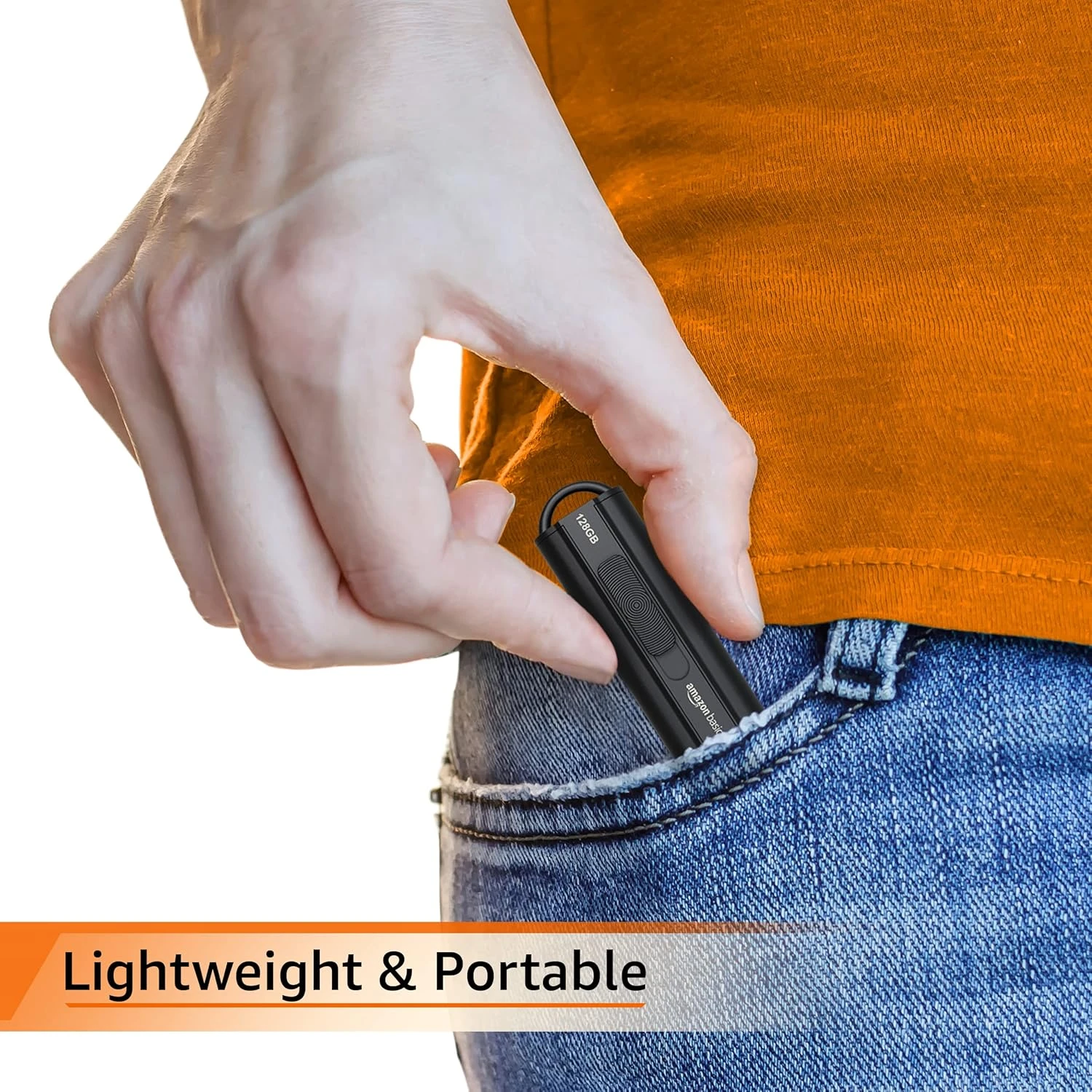 Amazon Basics 128GB Ultra Fast USB 3.1 Flash Drive, Black 6 Amazon Basics 128GB Ultra Fast USB 3.1 Flash Drive, Black - Image 6