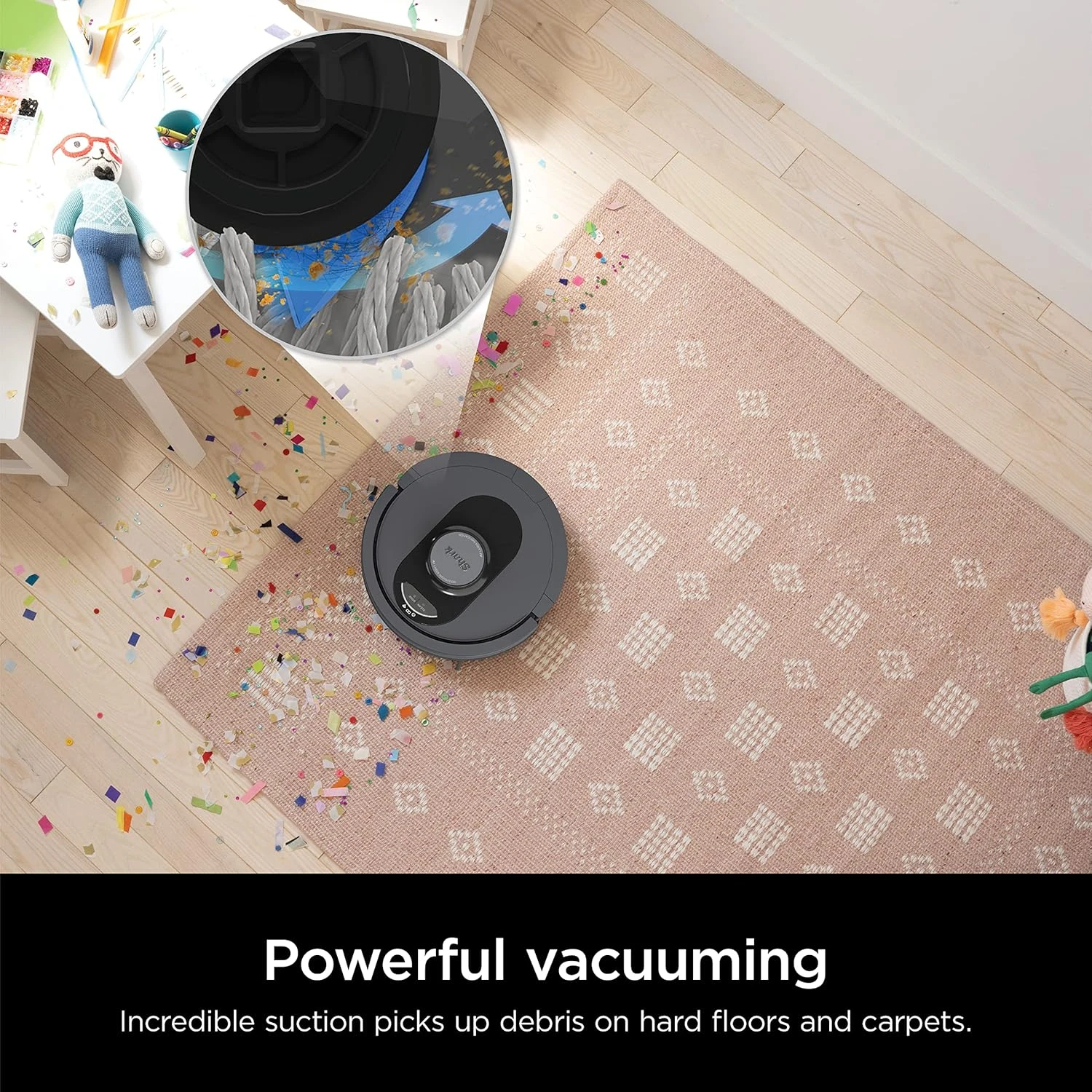 Shark AV2501S AI Ultra Robot Vacuum, With Matrix Clean, Home Mapping, 30-Day Capacity HEPA Bagless Self Empty Base, Perfect For Pet Hair, Wifi, Dark Grey 2 Shark AV2501S AI Ultra Robot Vacuum, With Matrix Clean, Home Mapping, 30-Day Capacity HEPA Bagless Self Empty Base, Perfect For Pet Hair, Wifi, Dark Grey - Image 2