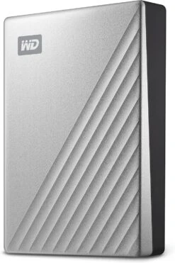 WD 5TB My Passport Ultra For Mac Silver Portable External Hard Drive HDD, USB-C And USB 3.1 Compatible - WDBPMV0050BSL-WESN