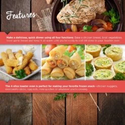 Black & Decker BLACK+DECKER 4-Slice Convection Oven, Stainless Steel, Curved Interior Fits A 9 Inch Pizza, TO1313SBD -Appliantrix Cheap Store A1oVGmffrbL. AC SL1500